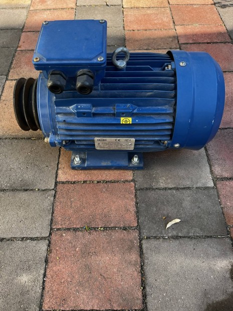 Háromfázisú villanymotor, Cemer, talppal, 5,5 kW, 3000 ford./perc
