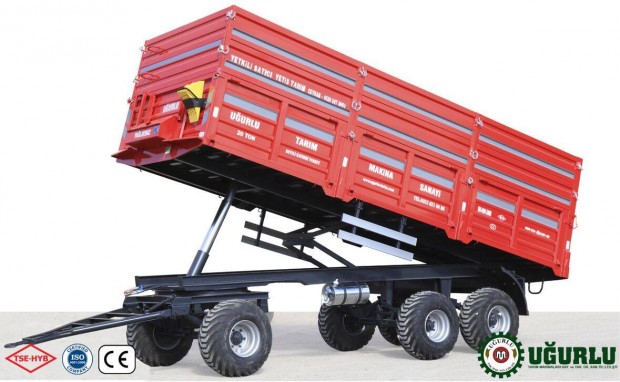 Hromtengelyes 20 tonns ptkocsi