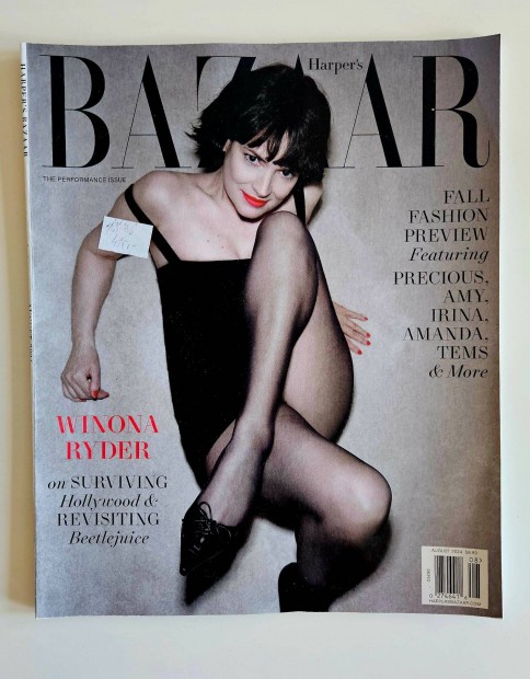 Harper's Bazaar US 2024/8 Winona Ryder