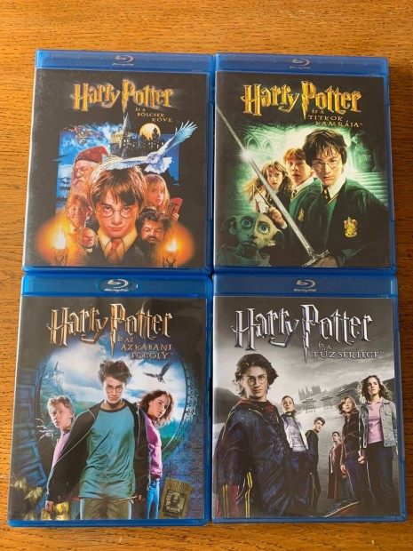 Harry Potter 1-4 bluray film