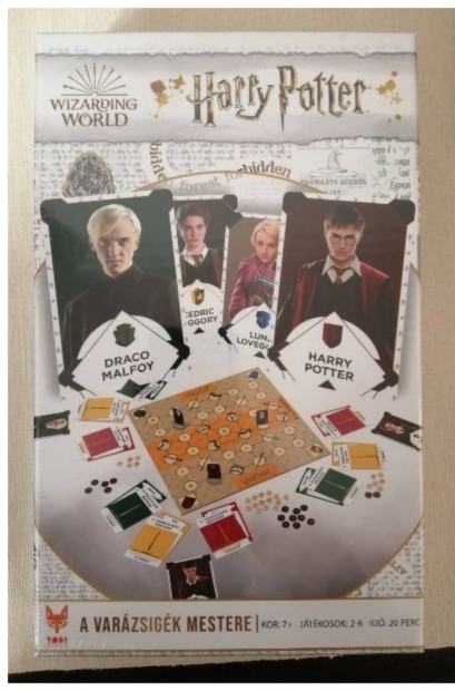 Harry Potter A Varázsigék Mestere bontatlan társasjáték