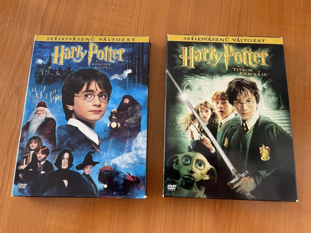 Harry Potter Dszdobozos kiads DVD 2db egyben ! 