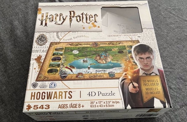 Harry Potter Hogwarts 4D puzzle (543 db)