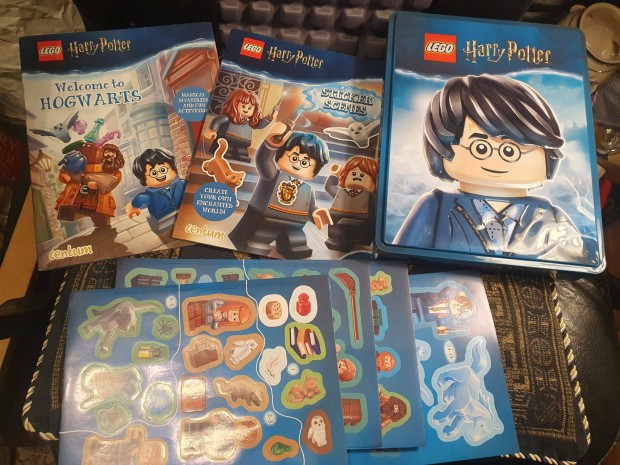 Harry Potter LEGO fmdoboz, levonk, LEGO knyvek, kitzk, fmfigura
