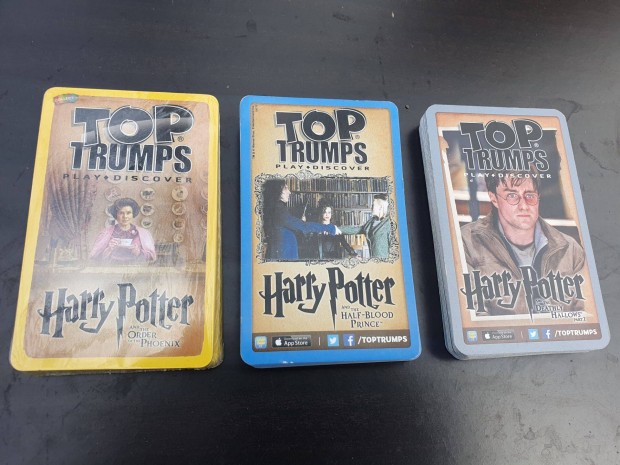 Harry Potter Top Trumps Card Game - 4 pakli j, angol nyelv krtya