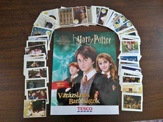 Harry Potter Varzslatos bartsgok album + 120 matrica