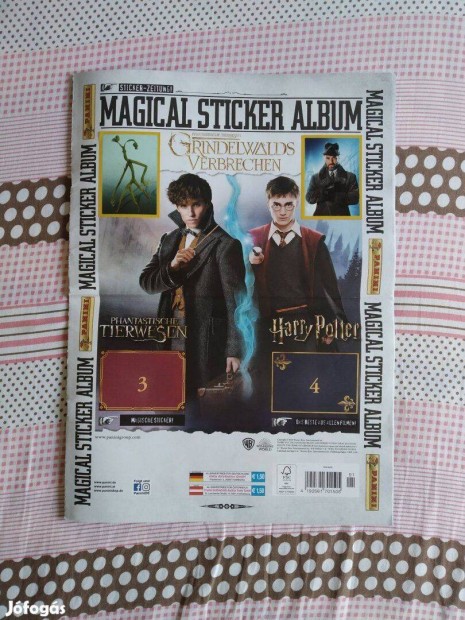 Harry Potter s Legends llatok matrics album