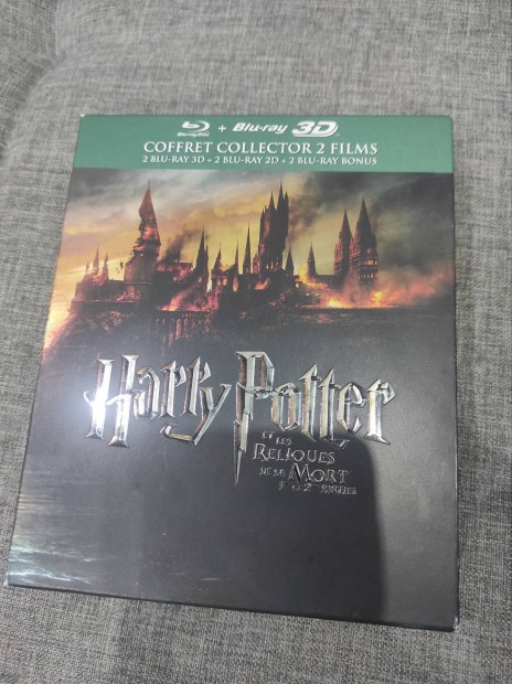 Harry Potter és a Halál ereklyéi I-II 3D Collection 4xblu-ray Angol!