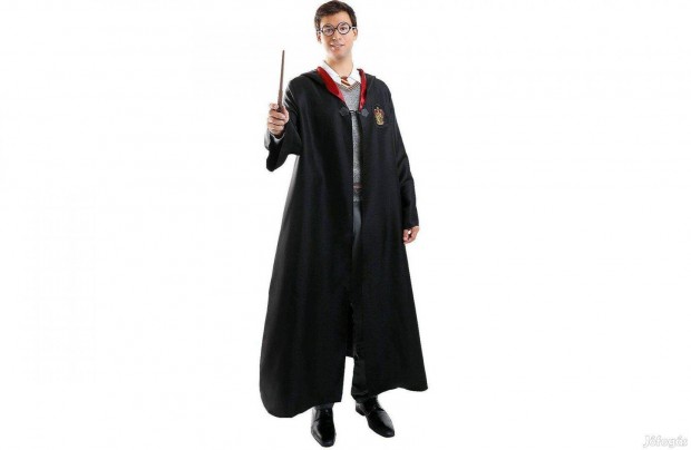 Harry Potter felntt jelmez szett (kpeny, ruha, plca, nyakkend)