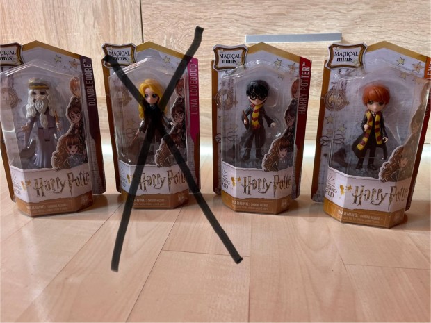 Harry Potter figurk (Harry, Ron, Dumbledore)