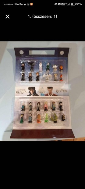 Harry Potter figurk dobozban 