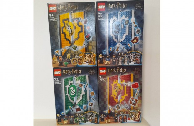 Harry Potter hzak cmere- A Griffendl, Mardekr, Hollht,Hugrabug