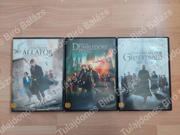Harry Potter kiegszt eredeti DVD (03.12)