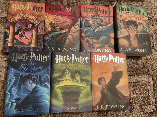 Harry Potter knyvek 1-7.