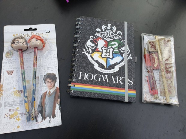 Harry Potter notesz, napl, rszer kszlet, figurs ceruzk +ajndk