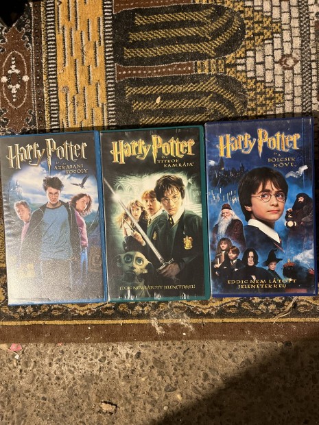 Harry Potter pakk 1-3 vhs 