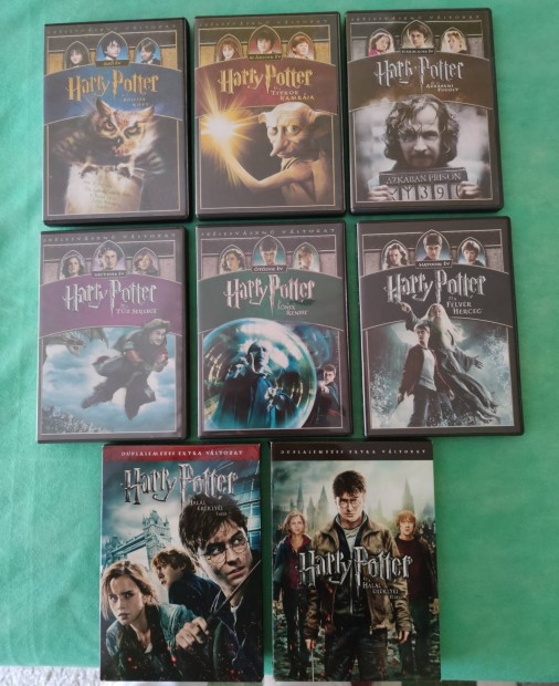 Harry Potter teljes film gyjtemny DVD 