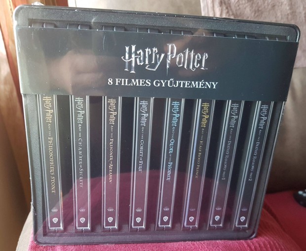 Harry Potter teljes gyjtemny steelbook blu-ray