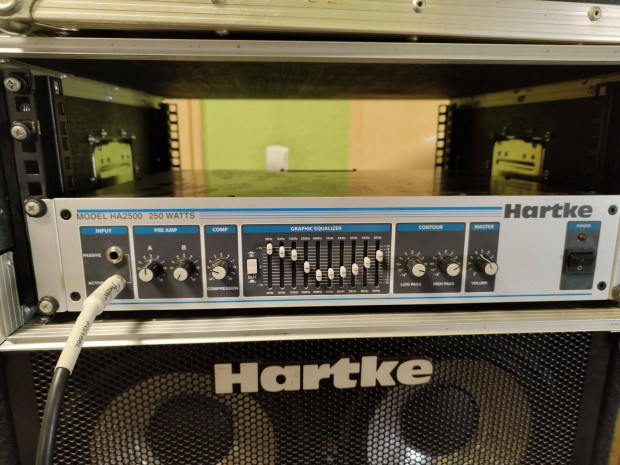 Hartke HA2500 Erst + TP410 + Invasion 1x15 hangfal