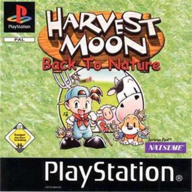 Harvest Moon Back to Nature, Boxed eredeti Playstation 1 jtk