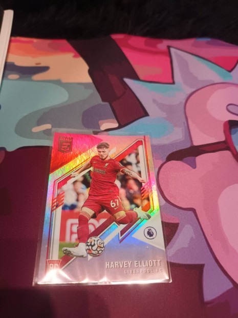 Harvey Elliott Donruss rookie focis krtya Liverpool