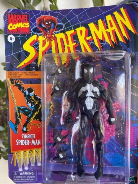 Hasbro Legends Black Costume Spider-Man Symbiote Spider-Man figura