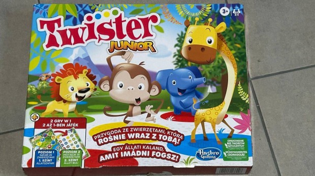Hasbro Twister Junior F7478289 2 a 1-ben játék társasjáték