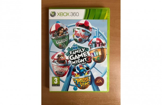 Hasbro family game night 3 xbox 360-ra elad!