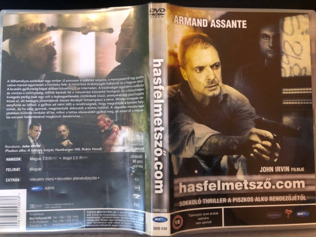 Hasfelmetsz.com (karcmentes, Armand Assante) DVD