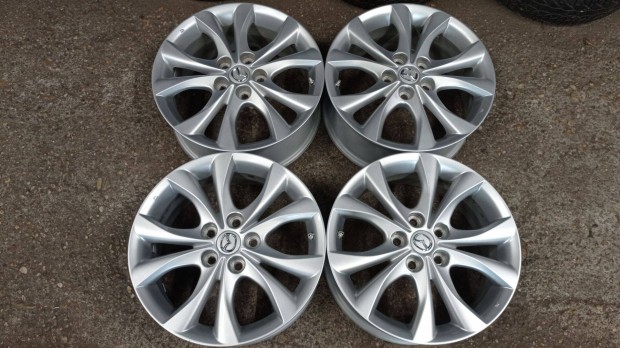 Használt 17 colos 5x114,3 lyukosztású Gyári Mazda alu felni garnitúra