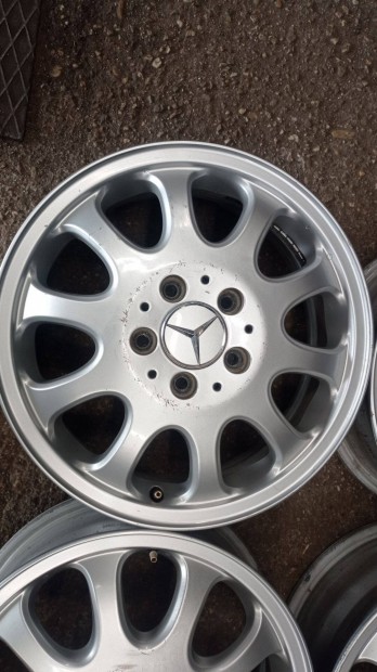 Hasznlt 5x112 lyukoszts 16 colos Gyri Mercedes alu felni garnitra