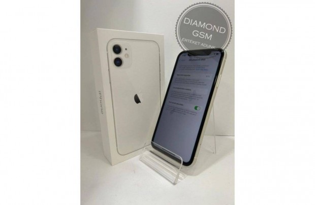 Hasznlt Apple iphone 11 128 GB, Fehr sznben,