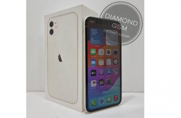 Hasznlt Apple iphone 11 64 GB, Fehr sznben, norml