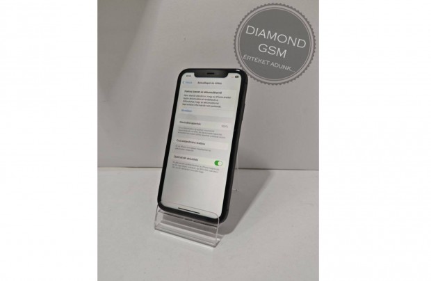 Használt Apple iphone 11 64 GB, Fekete színben, normál
