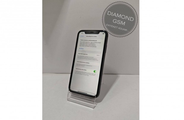 Használt Apple iphone 11 64 GB, Fekete színben, normál
