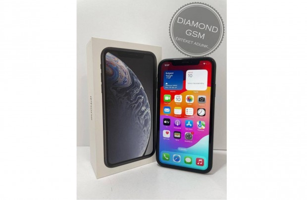 Hasznlt Apple iphone XR 64 GB, Fekete sznben, norml