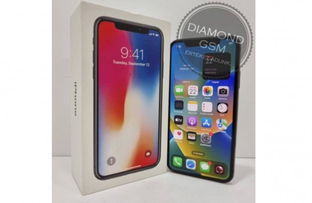 Hasznlt Apple iphone X 64 GB, Asztroszrke sznben