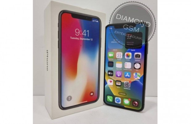 Hasznlt Apple iphone X 64 GB, Asztroszrke sznben,