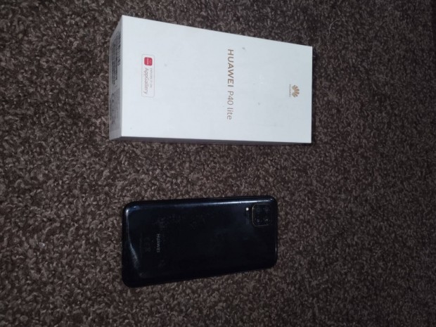 Hasznlt Huawei P40 Lite 128GB/6GB Midnight Black elad!