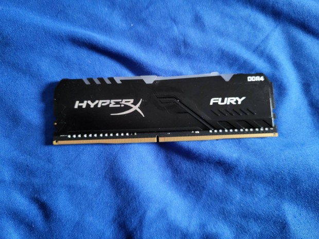 Hasznlt Hyperx 8GB DDR4 3200MHz CL16 RGB Fury