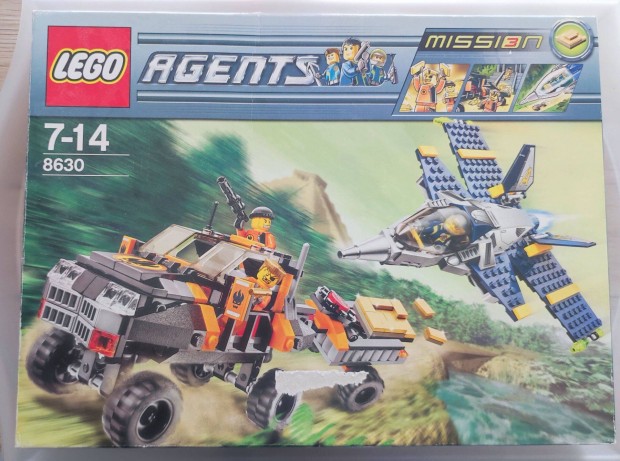 Hasznlt LEGO Agents 8630: 3. kldets: Hajsza az arany utn elad