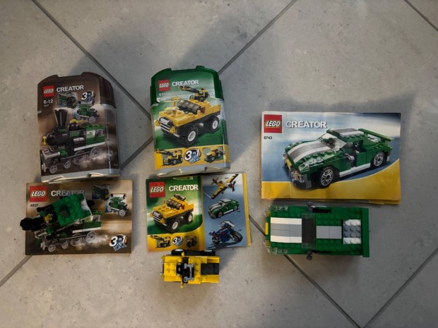 Hasznlt Lego Creator 4837, 6742, 6743