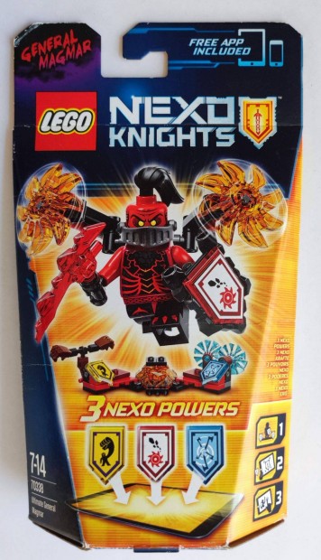 Hasznlt Lego Nexo Knights 70338: Ultimate Magma tbornok