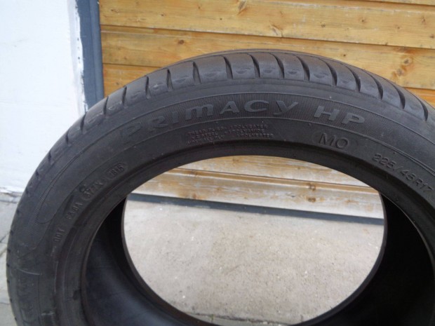 Használt Michelin Primacy HP 225/45R17 91Y Nyári Eladó 4db=9900ft