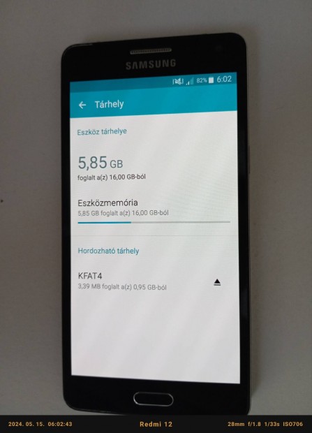 Hasznlt Samsung Galaxy A5 okostelefon elad