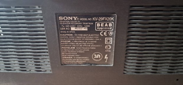 Használt Sony Trinitron CRT tv eladó Kv-29FX