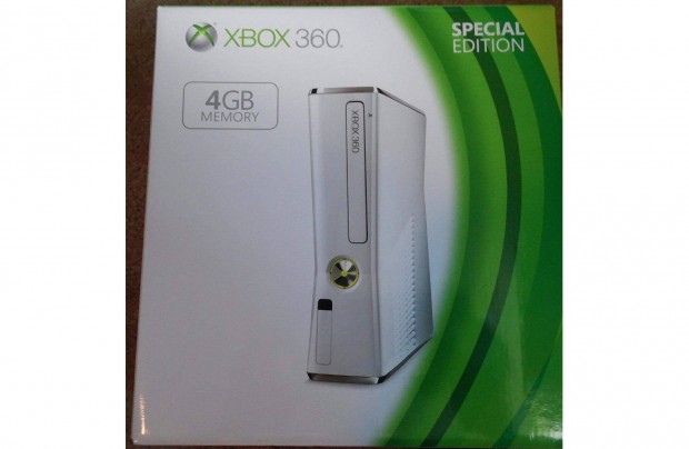 Hasznlt Xbox 360 4 GB White Special Edition Playbox Co-tl