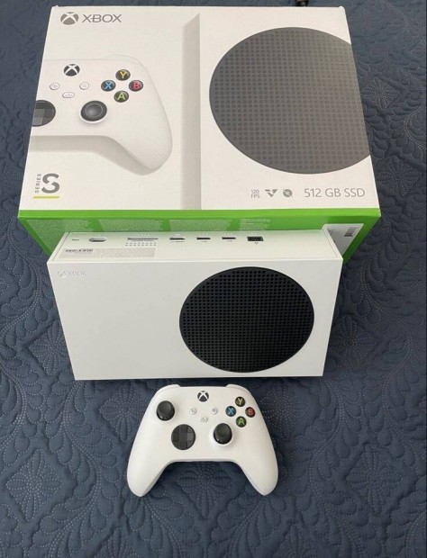 Hasznlt Xbox Series S jszer llapotban + 4 kontrollerrel