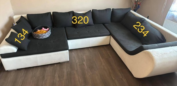 Használt (Vamosi Milano) ágyazható sarokkanapé