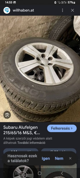 Hasznlt subaru felni garnitra